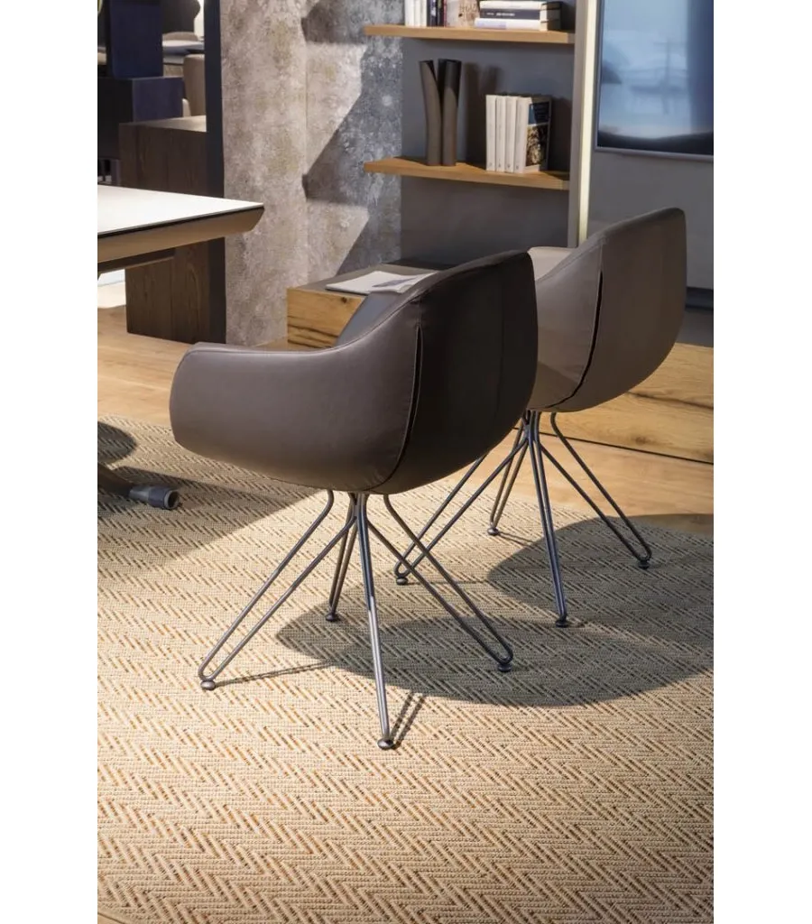 obrazek 5 Nietypowy, designerski fotel skórzany prosto z Włoch
