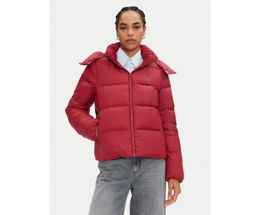 obrazek 1 Calvin Klein Jeans Kurtka puchowa J20J223571 Czerwony Regular Fit