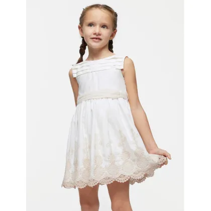 Zdjęcie Mayoral Sukienka elegancka 3917 Biały Regular Fit