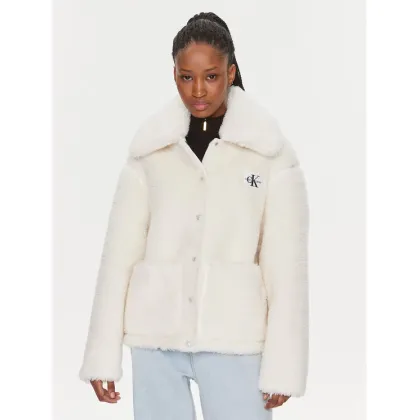 Zdjęcie Calvin Klein Jeans Kurtka przejściowa J20J221893 Écru Relaxed Fit