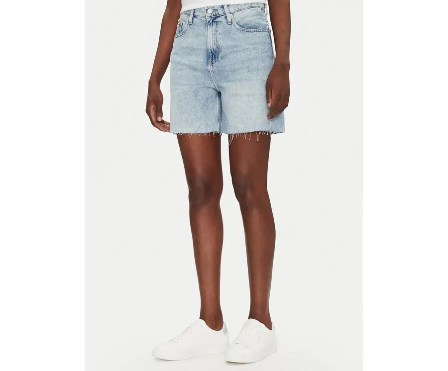 obrazek 1 Calvin Klein Jeans Szorty jeansowe J20J225155 Niebieski Relaxed Fit