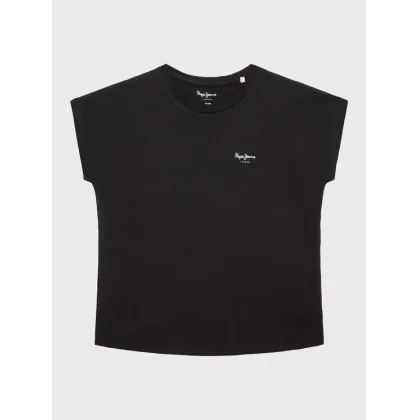 Zdjęcie Pepe Jeans T-Shirt Bloomy PG502930 Czarny Regular Fit
