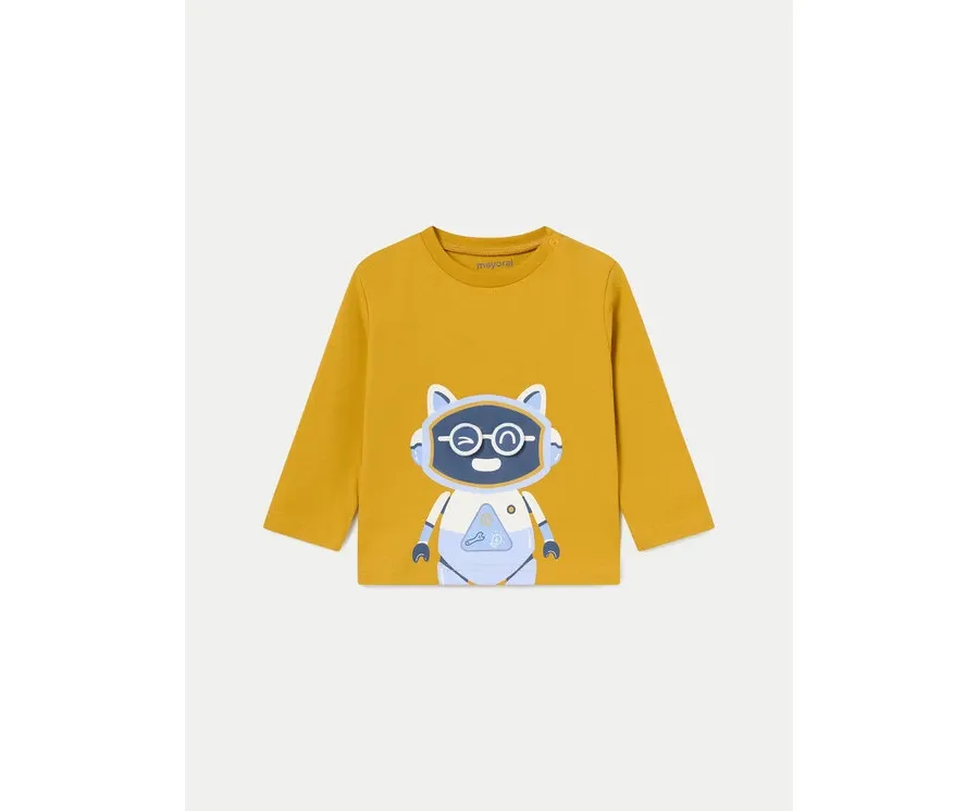 obrazek 1 Mayoral Bluzka 2040 Żółty Regular Fit