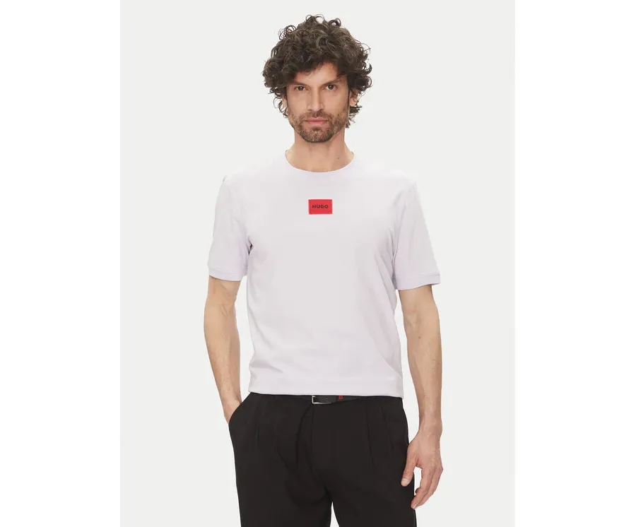 obrazek 1 HUGO T-Shirt Diragolino212 50447978 Fioletowy Regular Fit