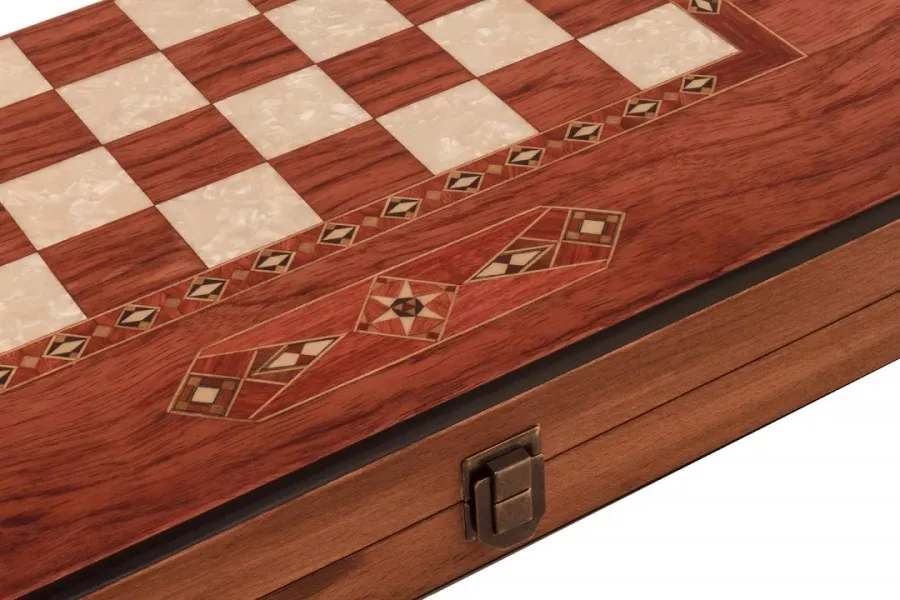 obrazek 1 Luksusowy komplet do rozgrywki w backgammon - Helena Woodart