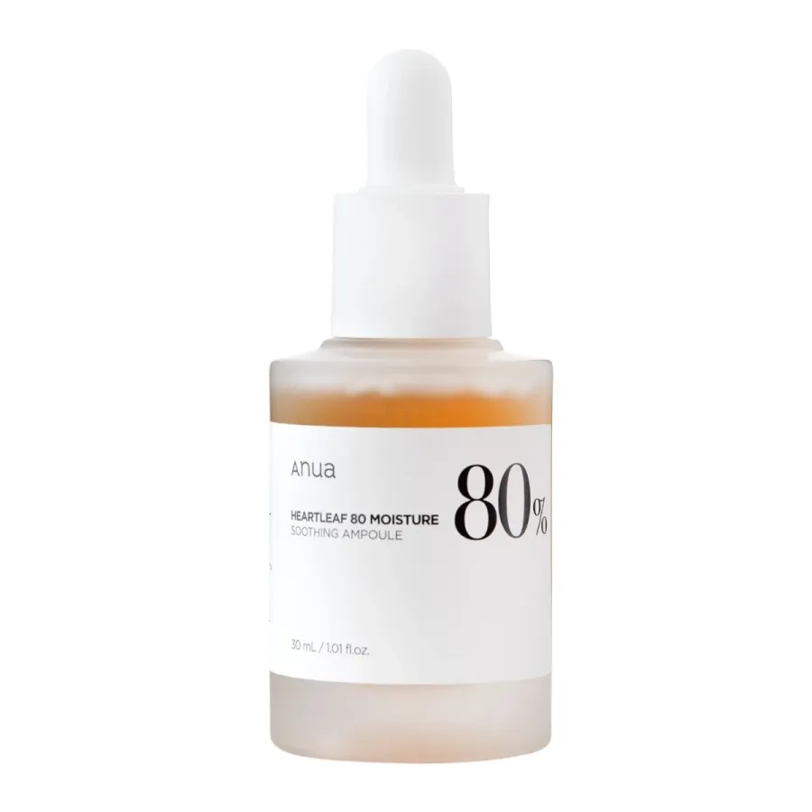 obrazek 1 Anua Heartleaf 80% Kojąca ampułka do twarzy z ekstraktem z pstrolistki  30 ml