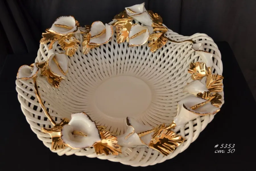 obrazek 1 Stylowa patera ceramiczna na owoce do jadalni lub salonu