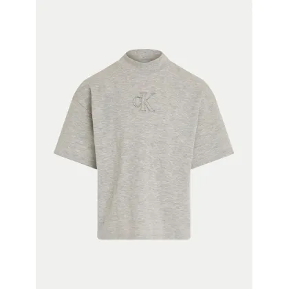 Zdjęcie Calvin Klein Jeans T-Shirt Stitch Monogram IG0IG02537 Szary Regular Fit