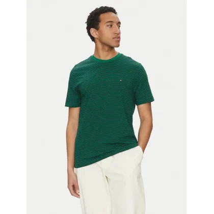 Zdjęcie Tommy Hilfiger T-Shirt Ess Seasonal MW0MW39995 Zielony Regular Fit