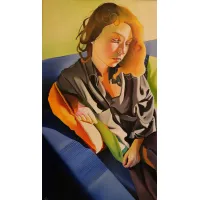 Zdjęcie Obraz olejny pt. Odpoczynek autorstwa Zofii Błażko