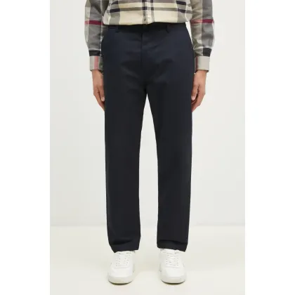 Zdjęcie Universal Works spodnie męskie kolor granatowy w fasonie chinos 31152
