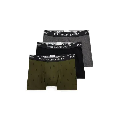 Zdjęcie Polo Ralph Lauren bokserki 3-pack męskie kolor szary 714830299