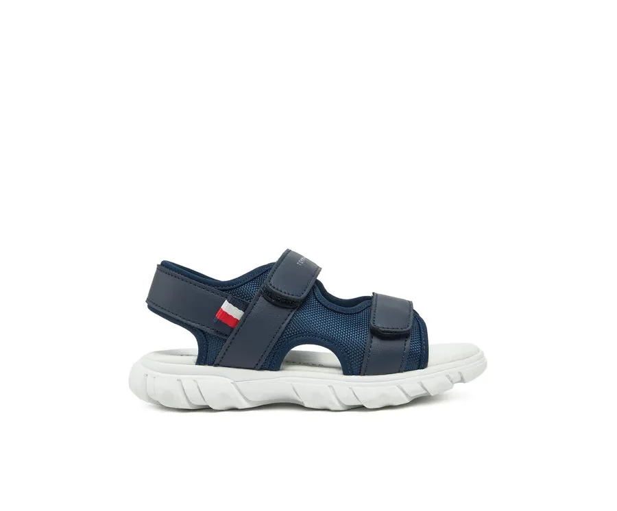 obrazek 1 Tommy Hilfiger Sandały Velcro Sandal T1B2-33898-1591 S Granatowy