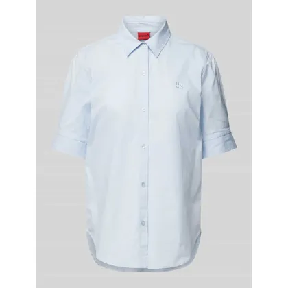 Zdjęcie Bluzka koszulowa o kroju regular fit z rękawem o dł. 1/2