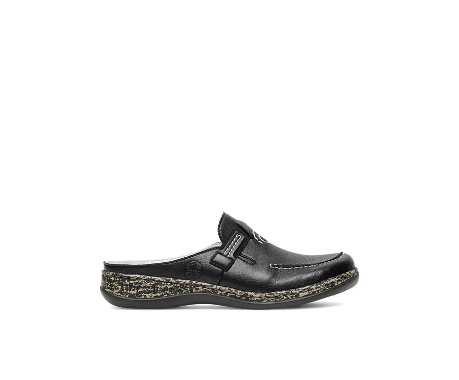 obrazek 1 Rieker Klapki 46393-00 Czarny