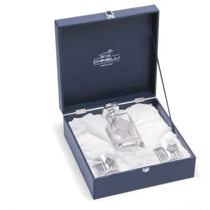Zdjęcie Komplet 2 szklanek do whisky+butelka