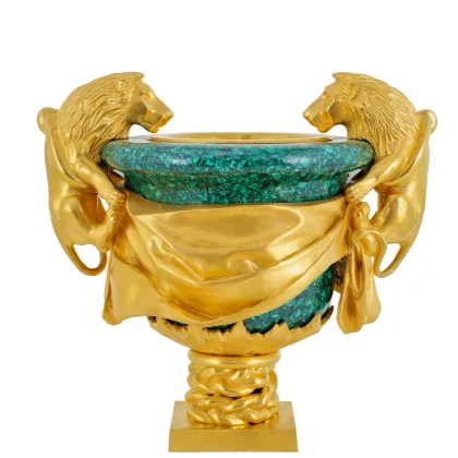 Zdjęcie Piękna malachitowa urna