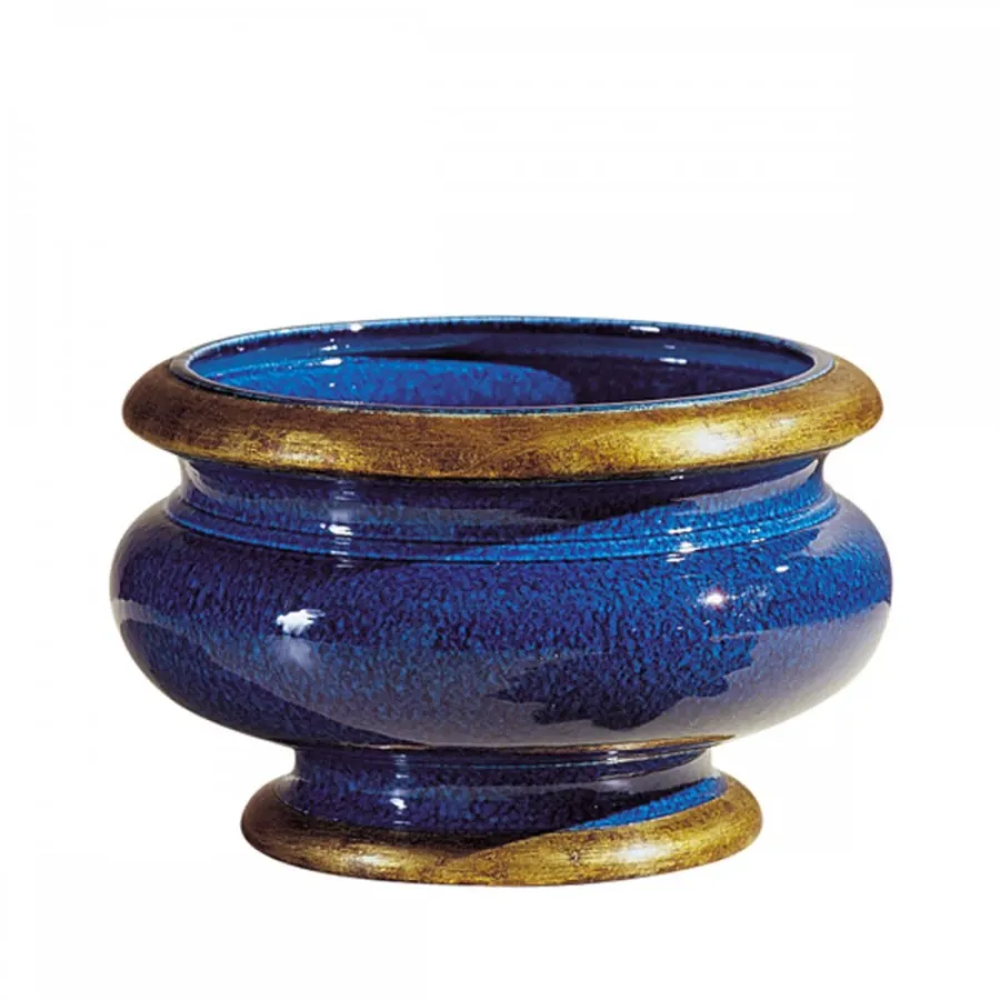 obrazek 1 Okrągła średnia misa z glazurowanej ceramiki H.21xL.34xD.Int.26 cm