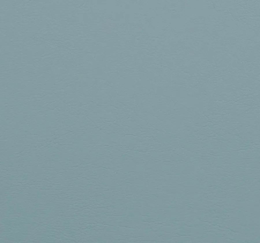 obrazek 1 Luksusowa podstawka na stół 30x30xH2,5 cm ze skóry w kolorze pastelowego błękitu