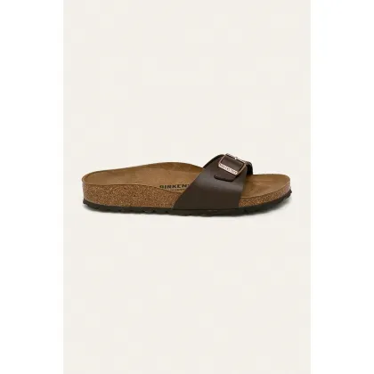 Zdjęcie Birkenstock klapki Madrid damskie kolor brązowy 40393
