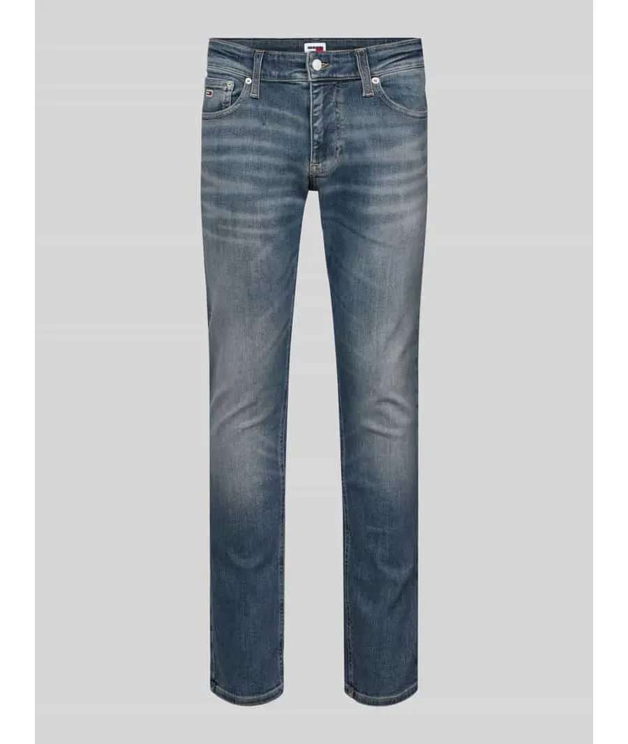 obrazek 1 Jeansy o kroju slim fit z 5 kieszeniami model ‘SCANTON’