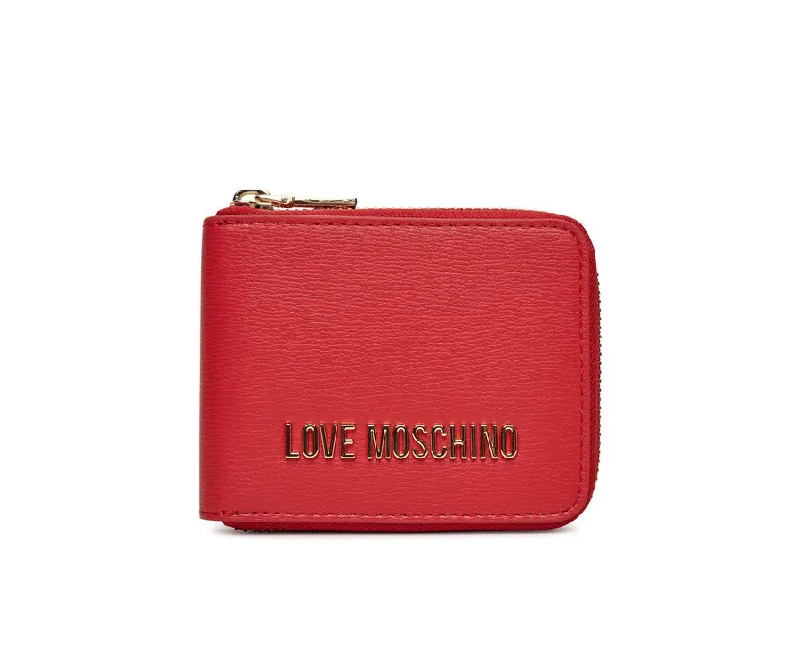 obrazek 1 LOVE MOSCHINO Mały Portfel Damski JC5639PP1MLD0500 Czerwony