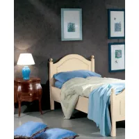 Picture Rounded bedside table with 2 drawers - Fratelli Mirandola