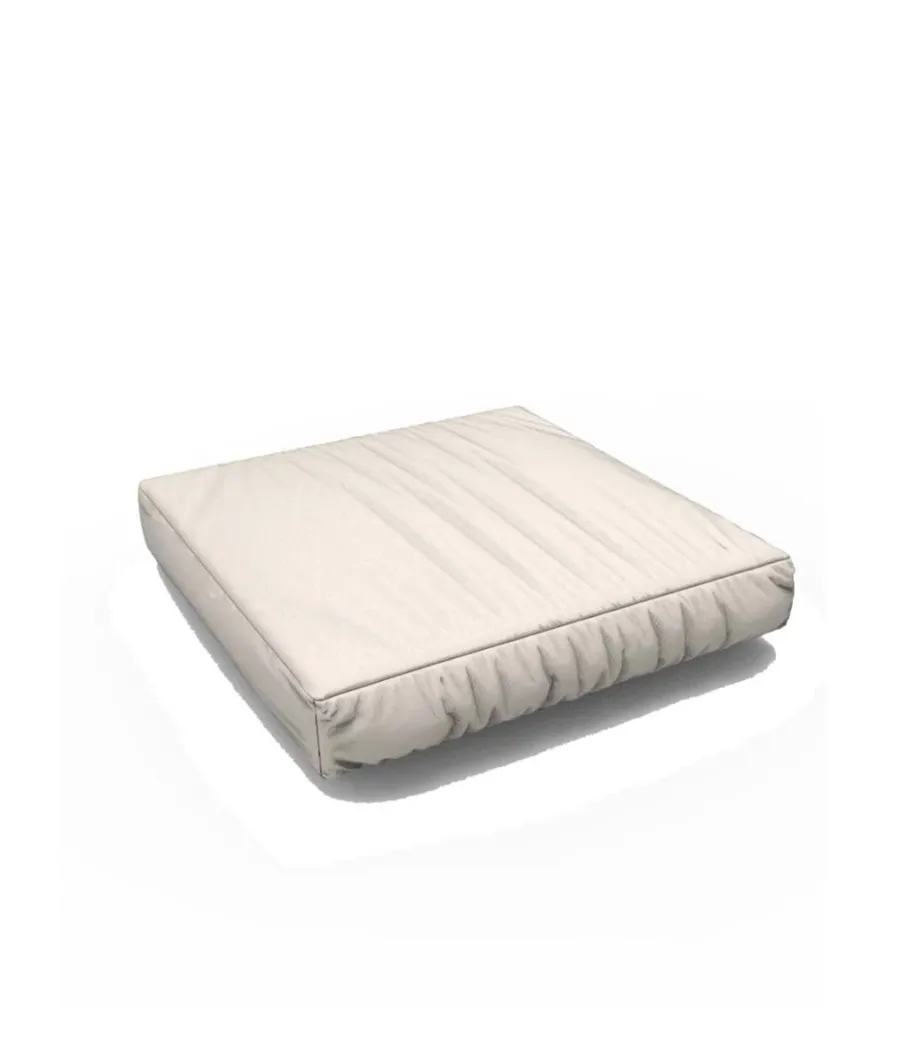obrazek 1 Kwadratowa poduszka 55×55 cm ze zdejmowaną poszewką w akrylowym kolorze latte
