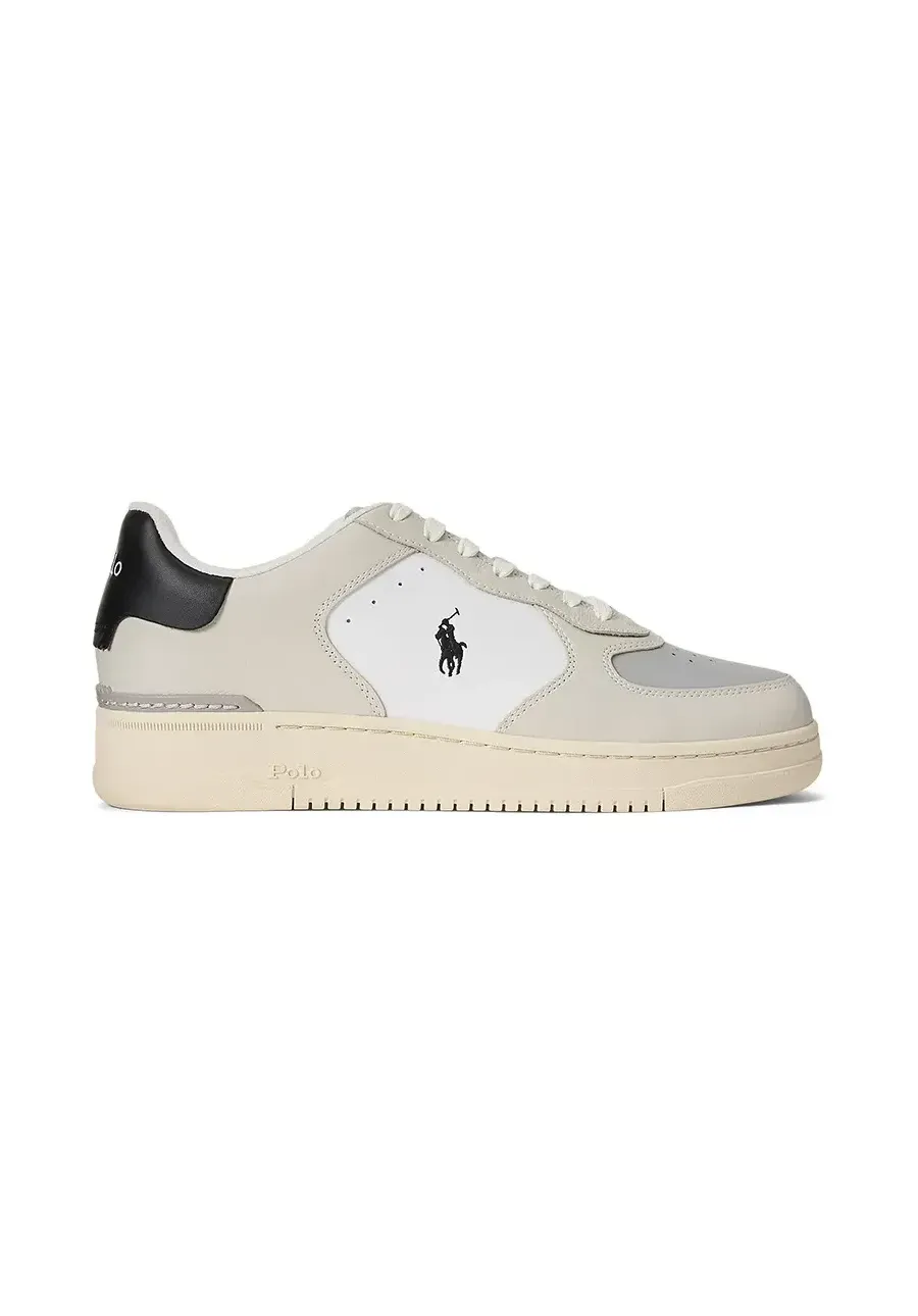obrazek 1 Polo Ralph Lauren sneakersy skórzane Masters Crt kolor biały 809960988002