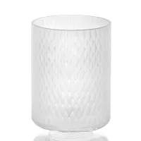 Zdjęcie Kosz na śmieci z włoskiego ręcznie szlifowanego kryształu do łazienki - Il Paralume Marina