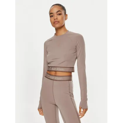 Zdjęcie Calvin Klein Performance Koszulka techniczna 00GWF4K204 Beżowy Slim Fit