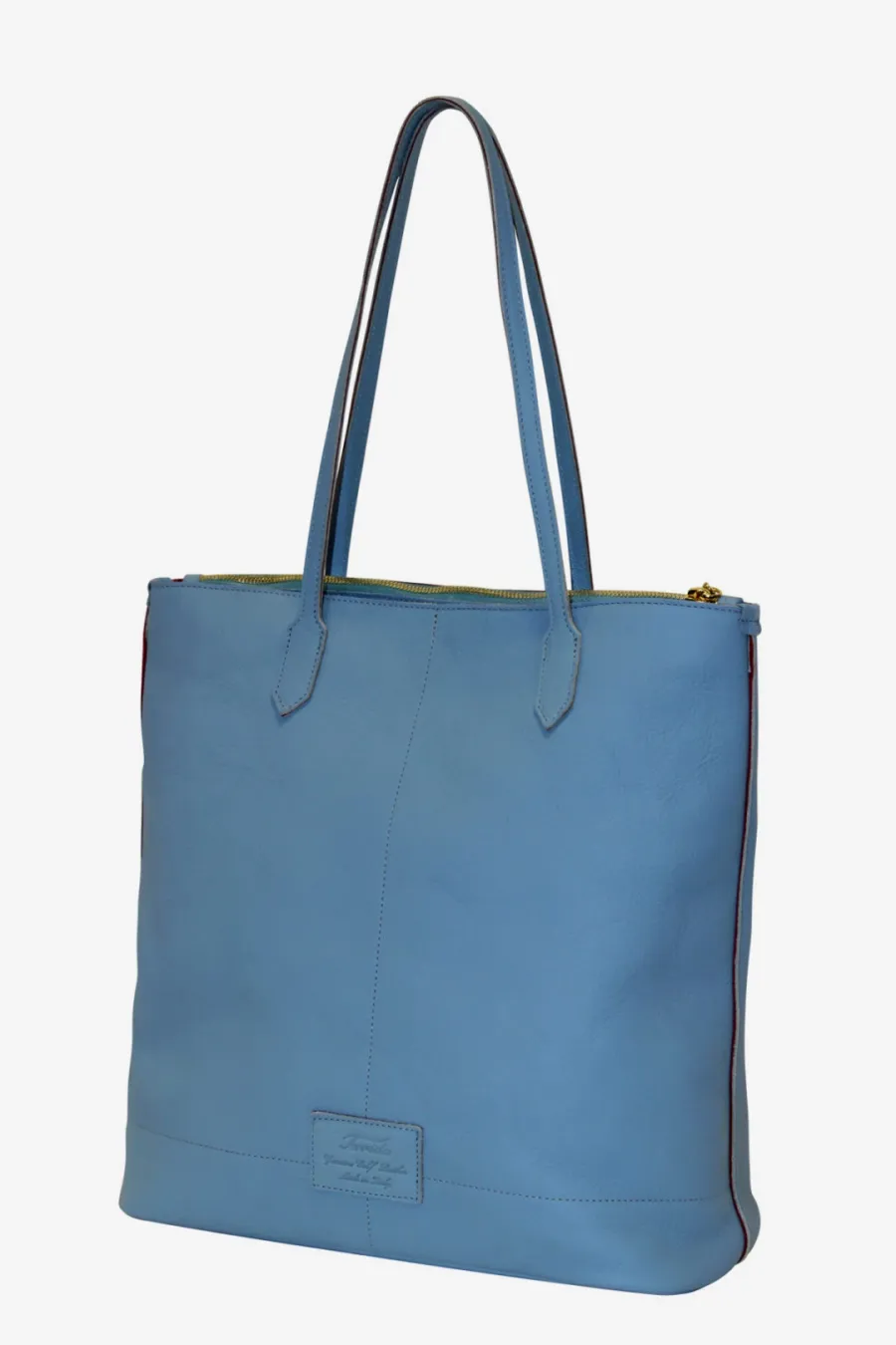 obrazek 1 Luksusowa błękitna torebka typu shopper - Terrida