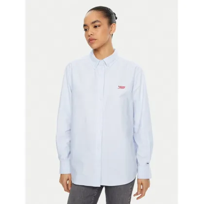 Zdjęcie Tommy Jeans Koszula DW0DW19358 Błękitny Relaxed Fit