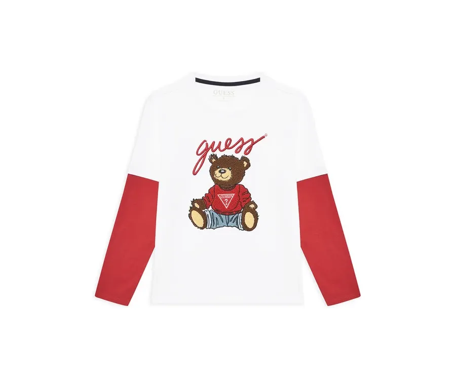 obrazek 1 Guess Bluzka L4BI13 I3Z14 Biały Regular Fit