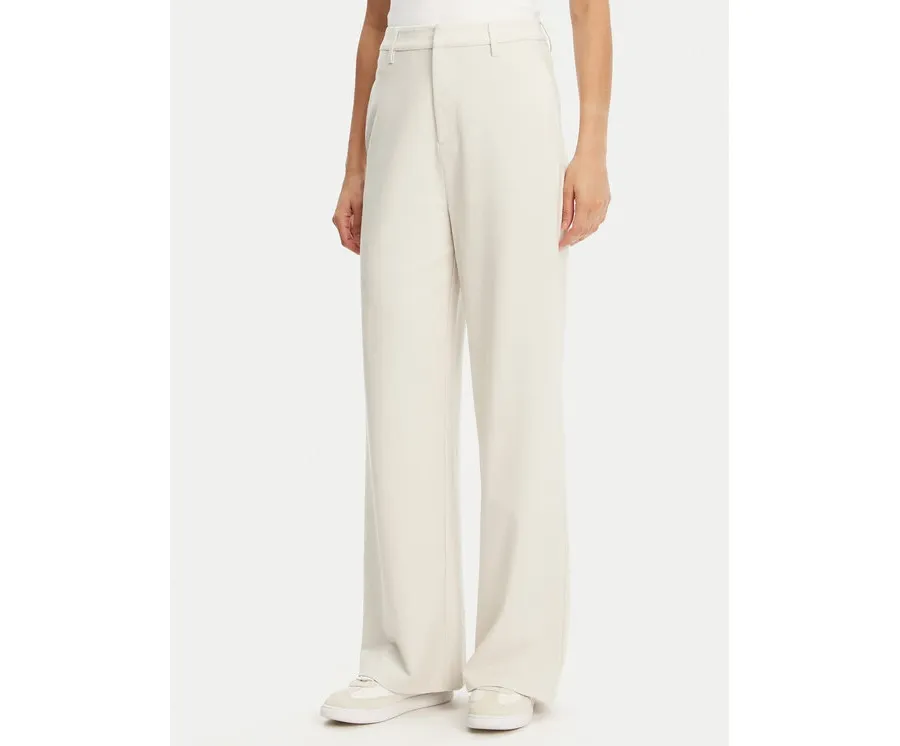 obrazek 1 Calvin Klein Jeans Spodnie palazzo J20J225334 Beżowy Wide Leg