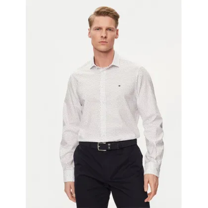 Zdjęcie Tommy Hilfiger Koszula Circle MW0MW34649 Biały Slim Fit