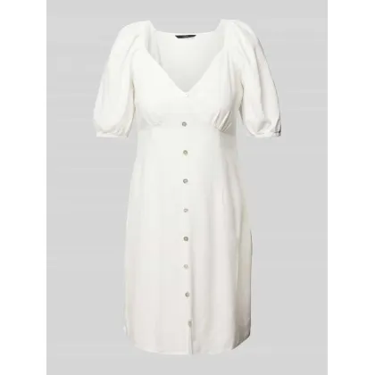 Zdjęcie Sukienka mini z mieszanki wiskozy i lnu model ‘MYMILO’