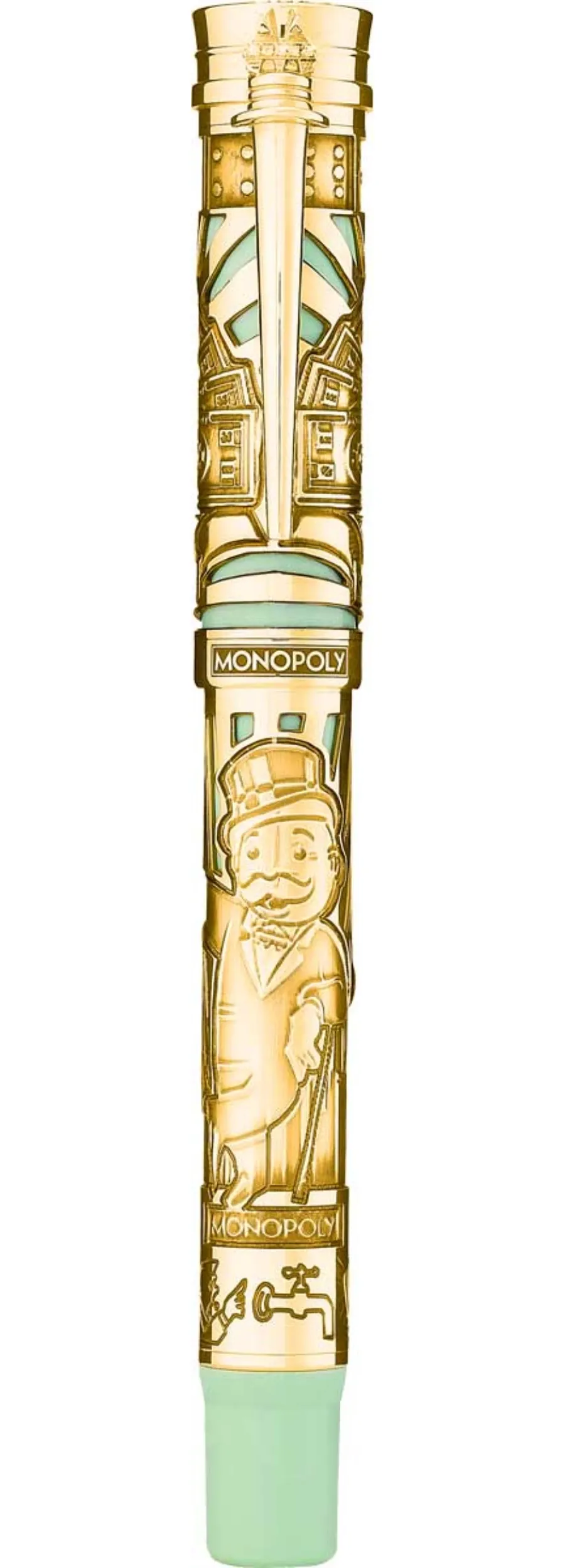obrazek 3 Ekskluzywne pióro wieczne z kolekcji Mr. Monopoly, 18-karatowe złoto