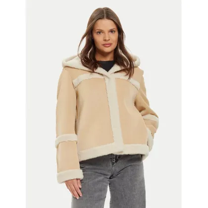 Zdjęcie Liu Jo Sport Kurtka z imitacji skóry TF4140 E0903 Beżowy Regular Fit