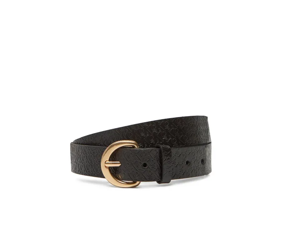 obrazek 1 Calvin Klein Pasek Damski Classic Buckle Aop 30Mm LV04K7019G Czarny