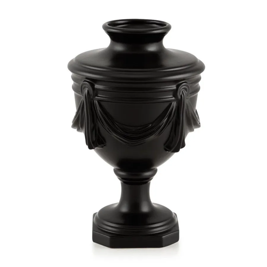 obrazek 1 Czarny ceramiczny wazon z czterema zasłonami - Ahura