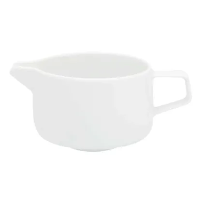 Zdjęcie Klasyczny biały dzbanek na mleko z porcelany z wyjątkowej kolekcji Silkroad White - Vista Alegre