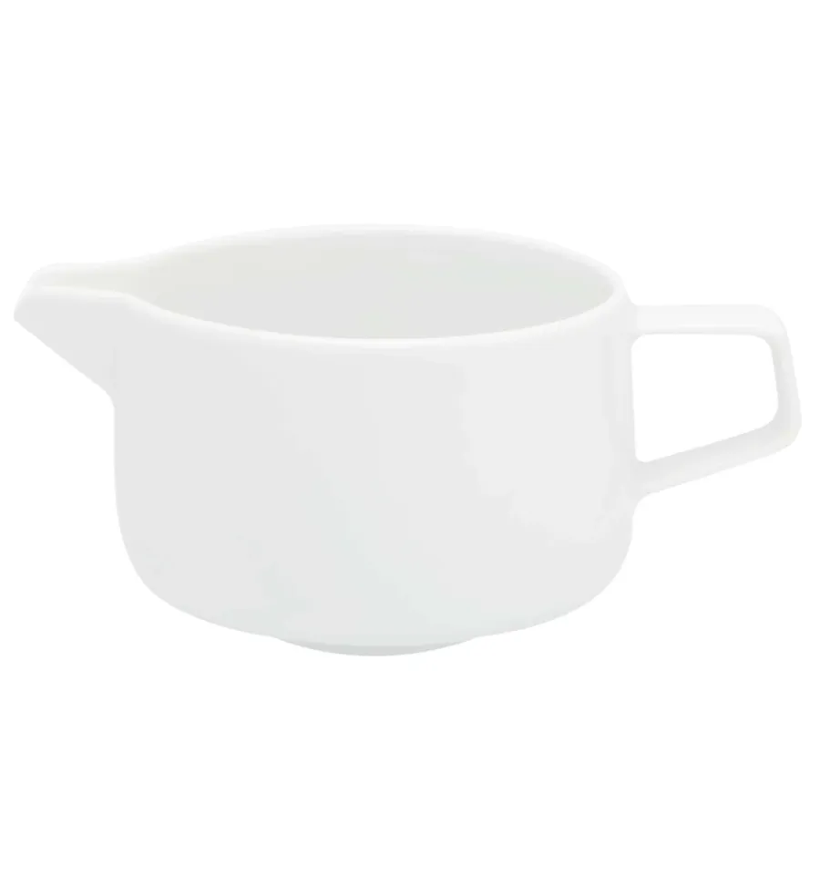 obrazek 1 Klasyczny biały dzbanek na mleko z porcelany z wyjątkowej kolekcji Silkroad White - Vista Alegre