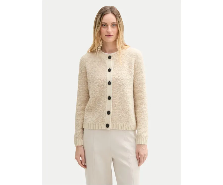 obrazek 1 Tom Tailor Kardigan 1044068 Beżowy Regular Fit
