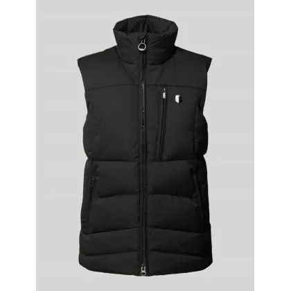 Zdjęcie Kamizelka pikowana o kroju regular fit z aplikacją z logo model ‘NORDSEE’