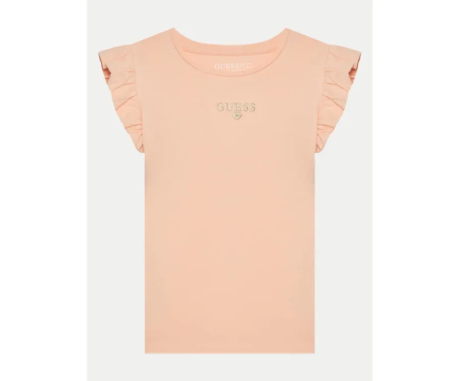 obrazek 1 Guess T-Shirt K5RI26 K6YW4 Koralowy Regular Fit