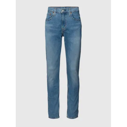 Zdjęcie Jeansy o kroju slim fit z naszywką z logo