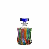 Picture Colorful Italian carafe for alcohol (750 ml)
