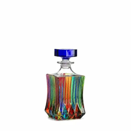 Zdjęcie Kolorowa włoska karafka do alkoholu (750 ml)