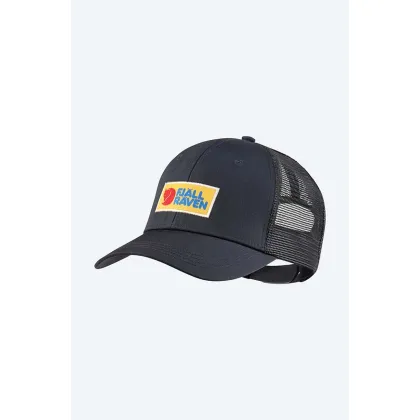 Zdjęcie Fjallraven czapka z daszkiem  Vardag kolor granatowy z aplikacją F78139-555